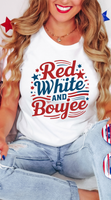 Red White and Boujee DTF Print