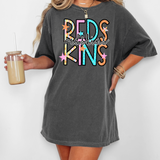 Redskins Star Doodle Mix DTF Print