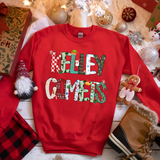 Kelley Comets Christmas Doodle DTF Print