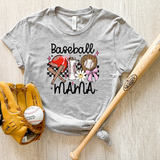 Retro Groovy Baseball Mama DTF Print