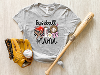 Retro Groovy Baseball Mama DTF Print