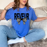 Reveur Checker Bow DTF Print