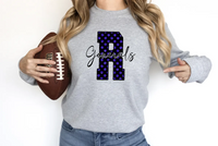 Faux Glitter Polka Dot R Generals DTF Print