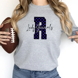 Faux Glitter Polka Dot R Lady Generals DTF Print
