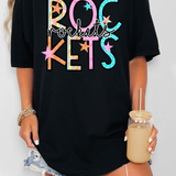 Rockets Star Doodle Mix DTF Print