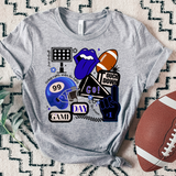 Football Game day Collage DTF Print