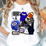 Football Game day Collage DTF Print