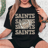 Saints Football Repeating Camo DTF Print