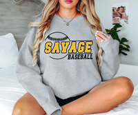 Savage Baseball 01 DTF Print