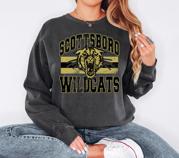 Classic Hometown  Scottsboro Wildcats DTF Print