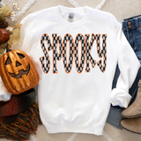 SPOOKY Checkerboard Halloween DTF Print (Copy)