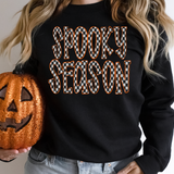 SPOOKY SEASON Checkerboard Halloween DTF Print