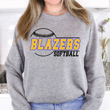 Blazers Softball 01 DTF Print