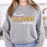 Blazers Softball 01 DTF Print