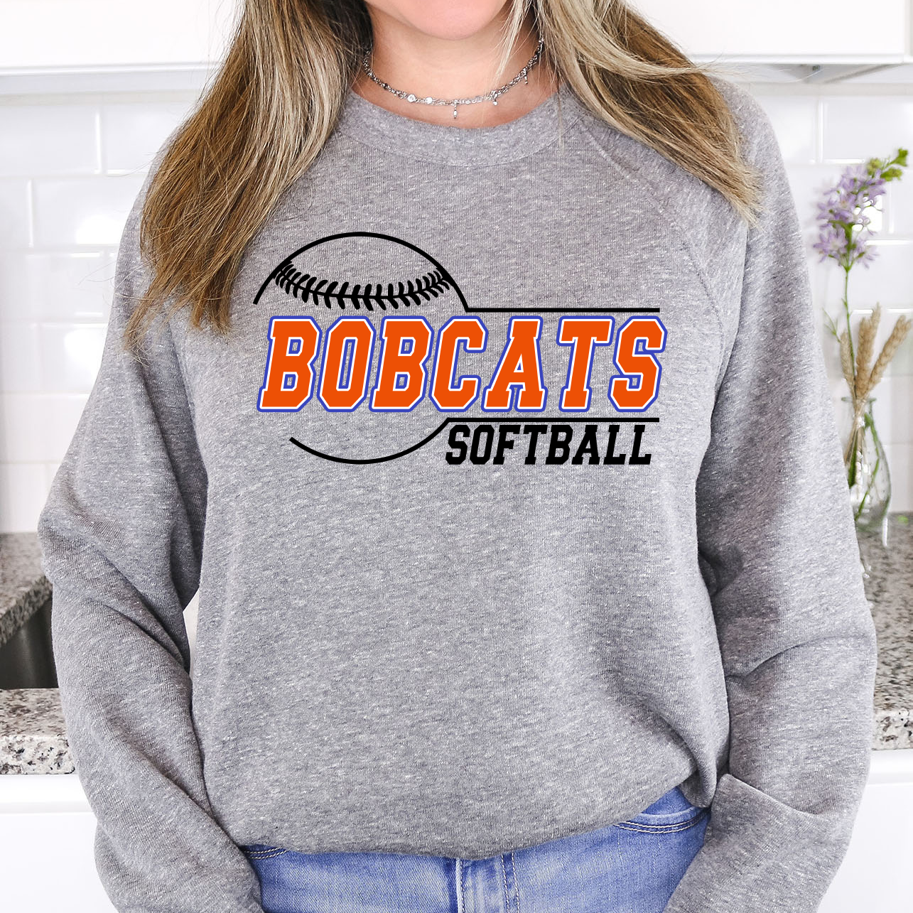 Bobcats Softball 01 DTF Print