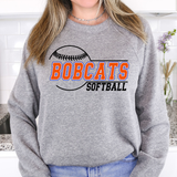 Bobcats Softball 01 DTF Print