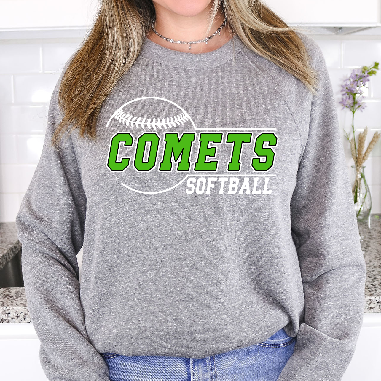Comets Softball 01 DTF Print