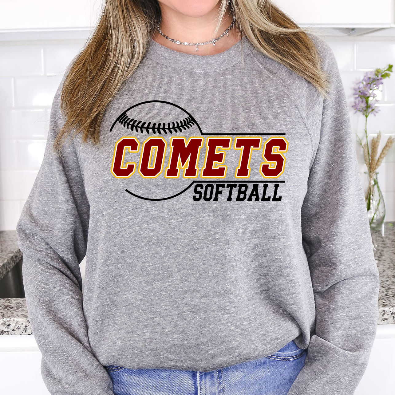 Comets Softball 01 DTF Print
