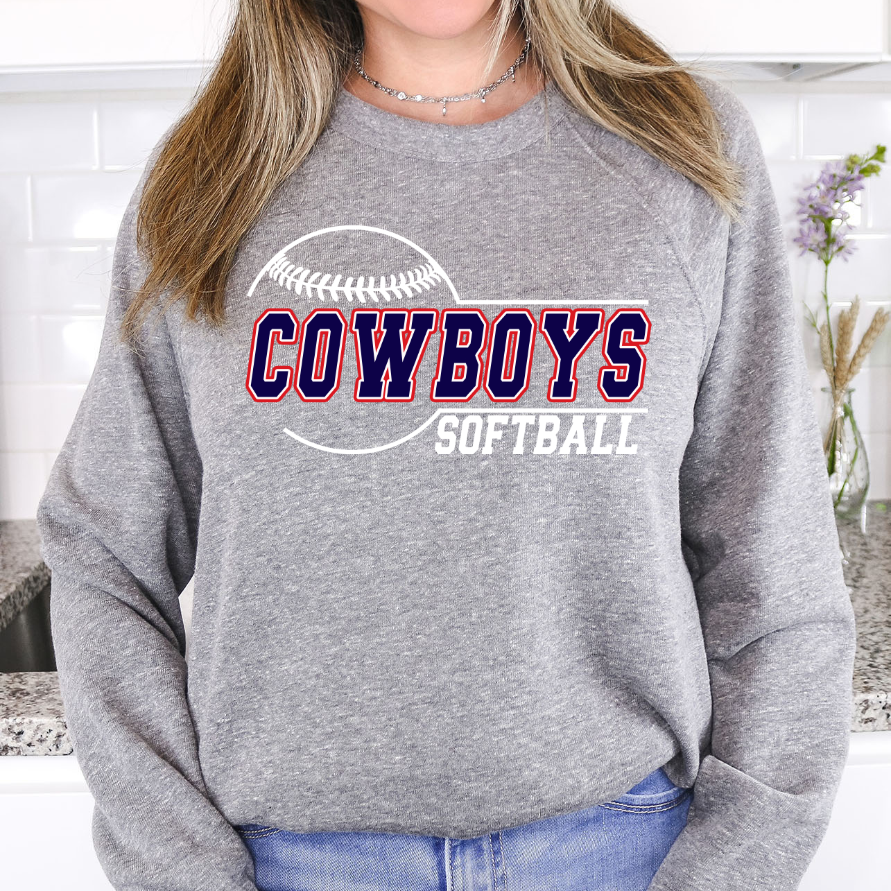 Cowboys Softball 01 DTF Print