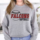 Falcons Softball 01 DTF Print