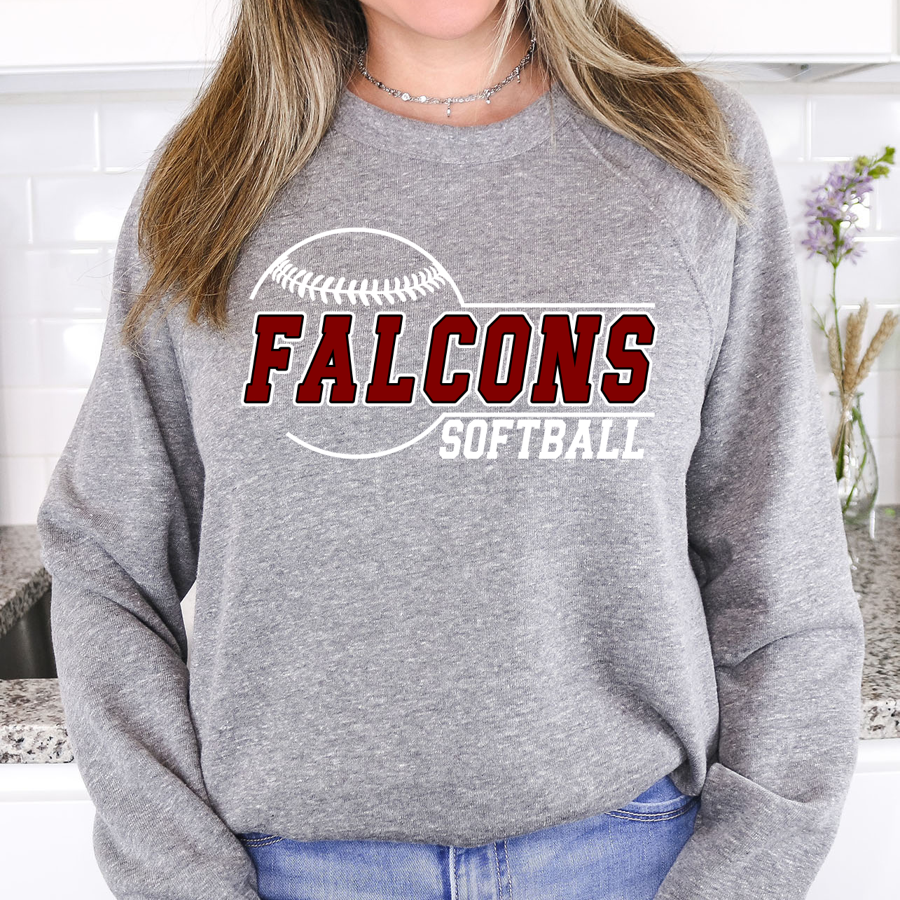 Falcons Softball 01 DTF Print