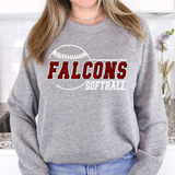 Falcons Softball 01 DTF Print