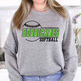 Hurricanes Softball 01 DTF Print