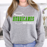 Hurricanes Softball 01 DTF Print