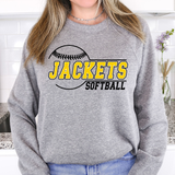 Jackets Softball 01 DTF Print