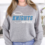 Knights Softball 01 DTF Print