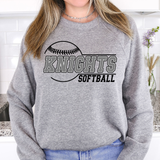 Knights Softball 01 DTF Print