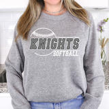Knights Softball 01 DTF Print