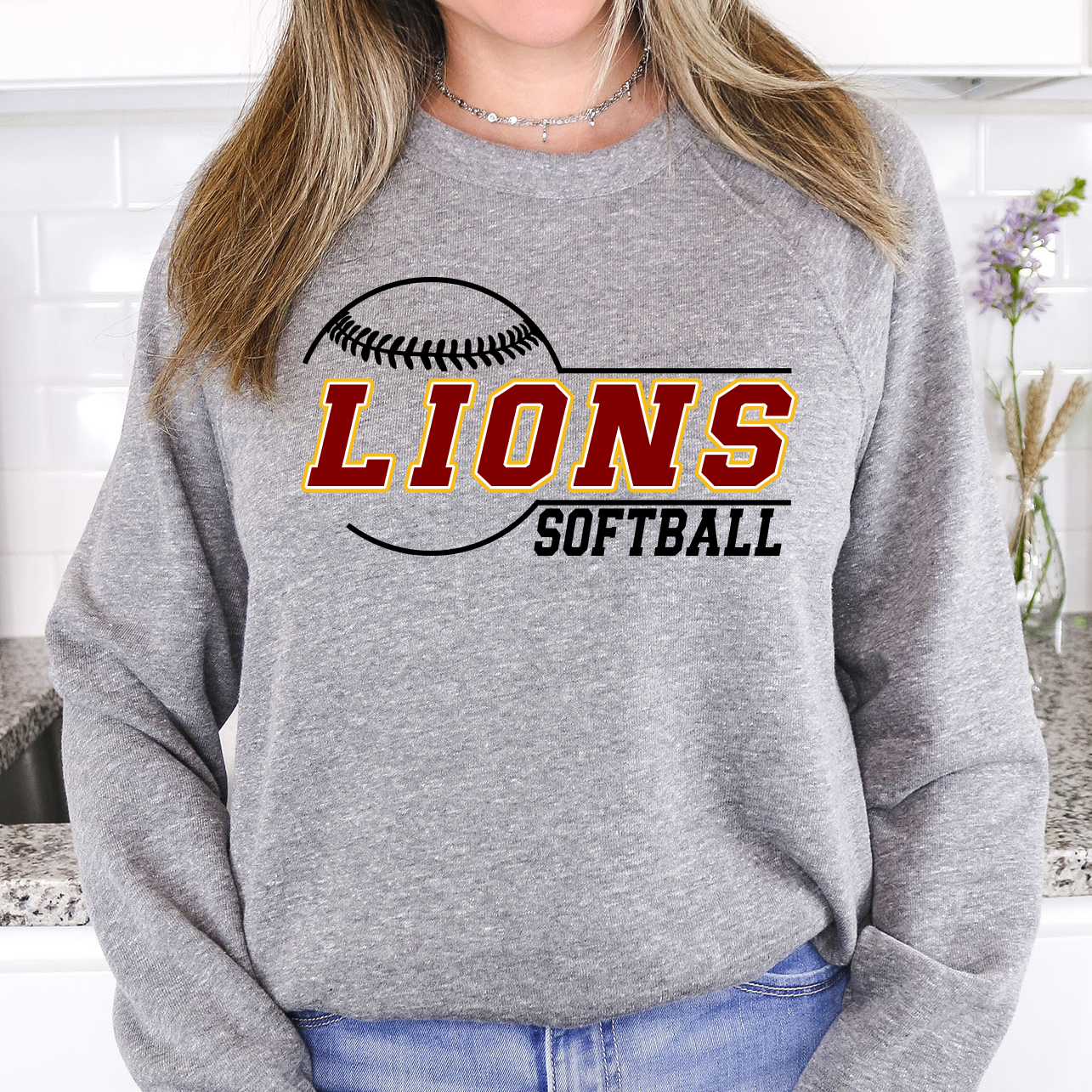 Lions Softball 01 DTF Print