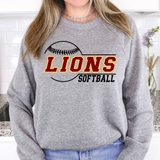 Lions Softball 01 DTF Print