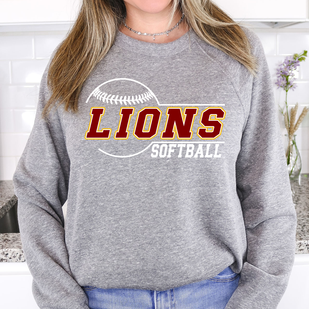 Lions Softball 01 DTF Print