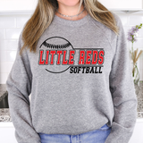 Little Reds Softball 01 DTF Print