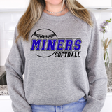 Miners Softball 01 DTF Print