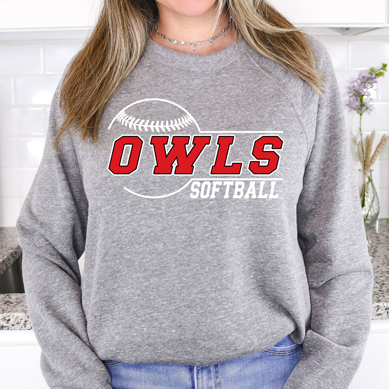 Owls Softball 01 DTF Print