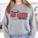 Red Hawks Softball 01 DTF Print