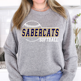 Sabercats Softball 01 DTF Print