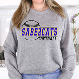 Sabercats Softball 01 DTF Print