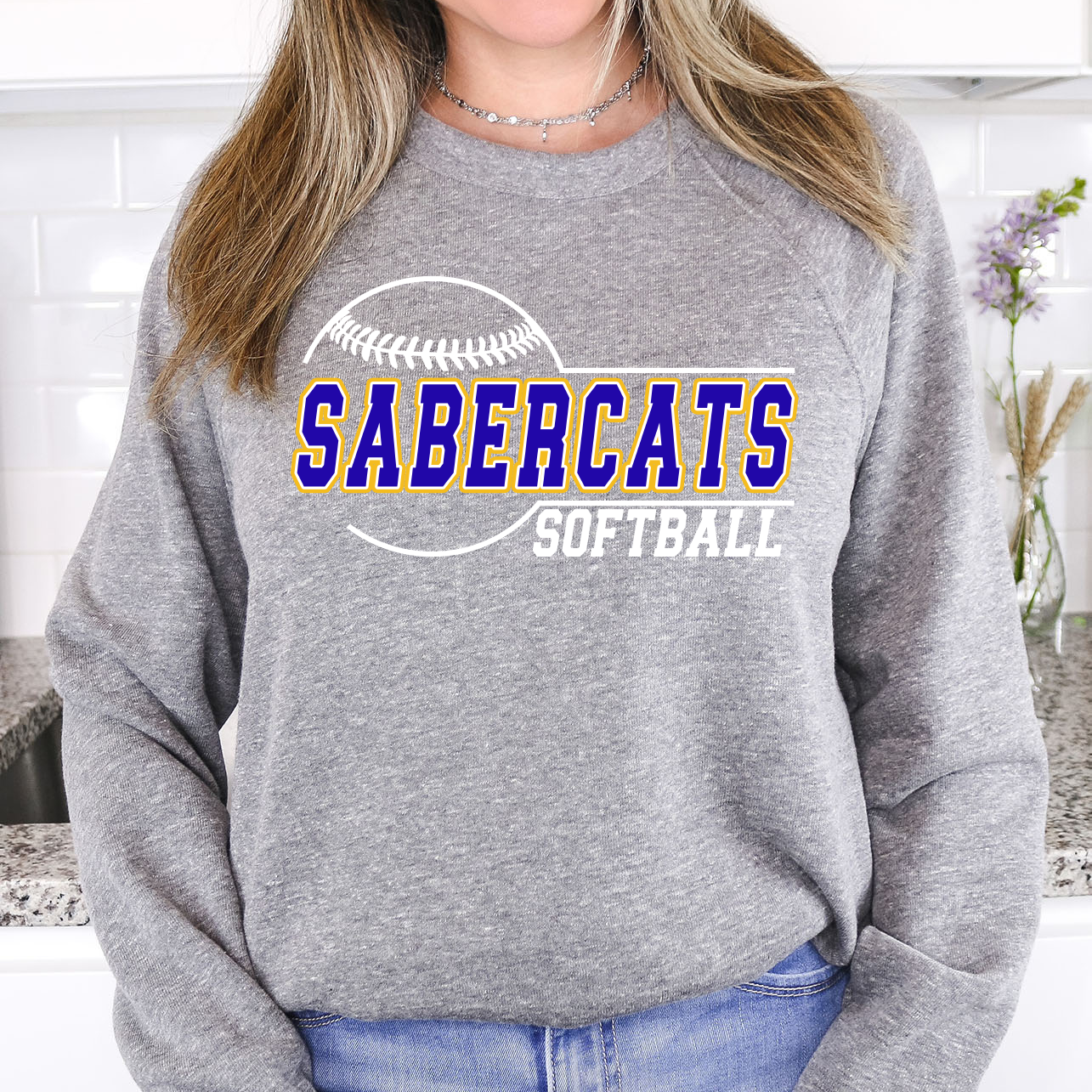 Sabercats Softball 01 DTF Print