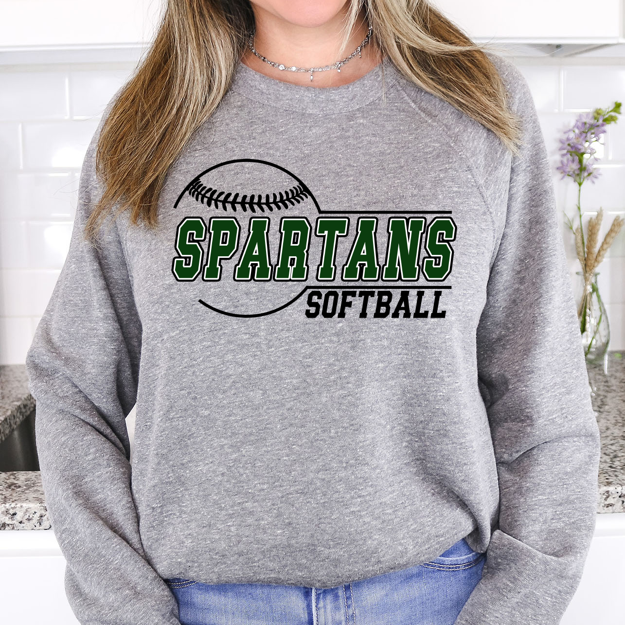 Spartans Softball 01 DTF Print
