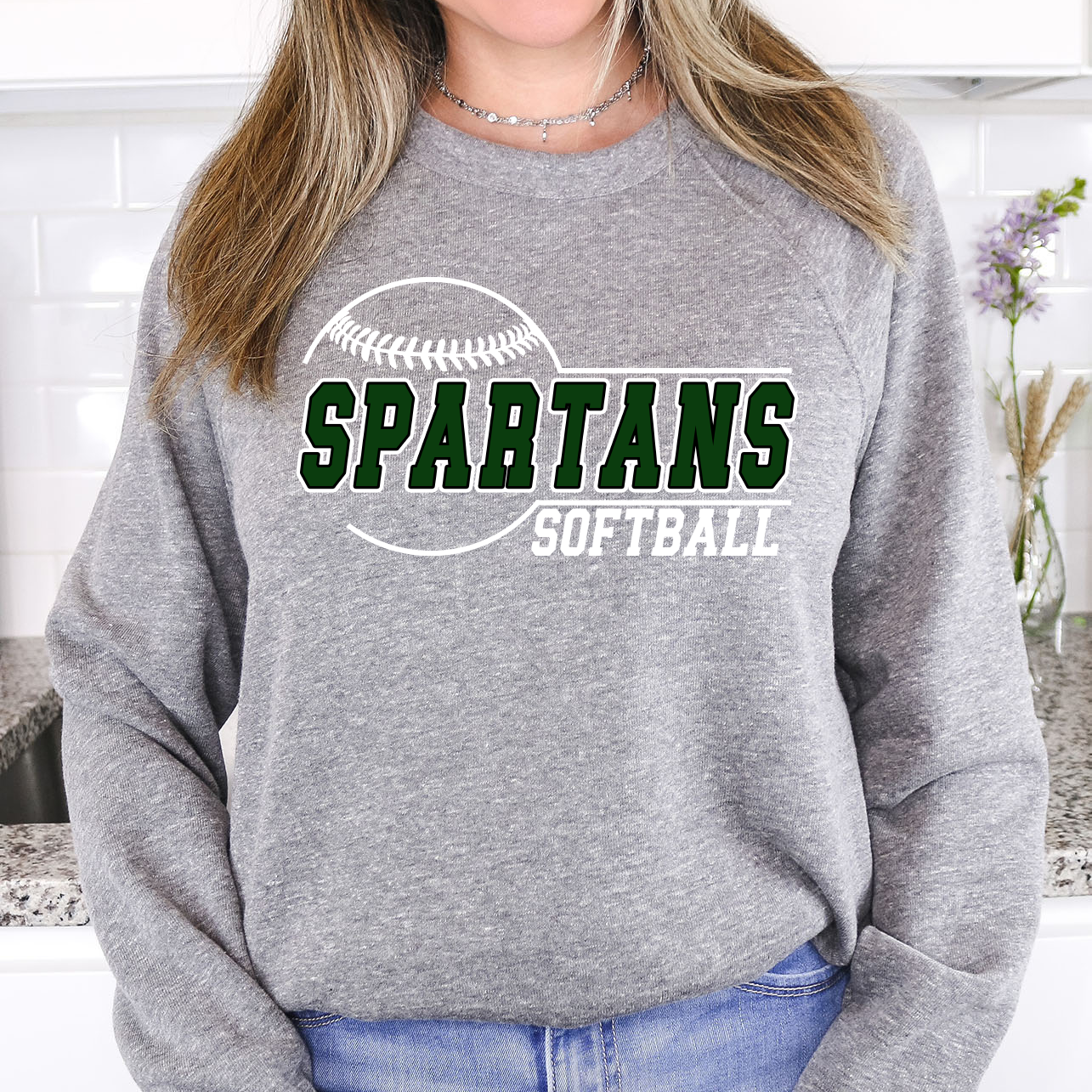 Spartans Softball 01 DTF Print