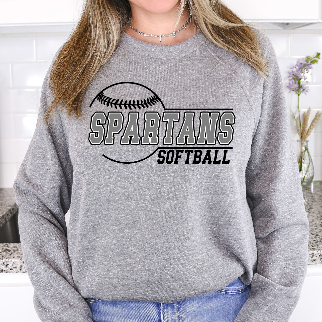 Spartans Softball 01 DTF Print