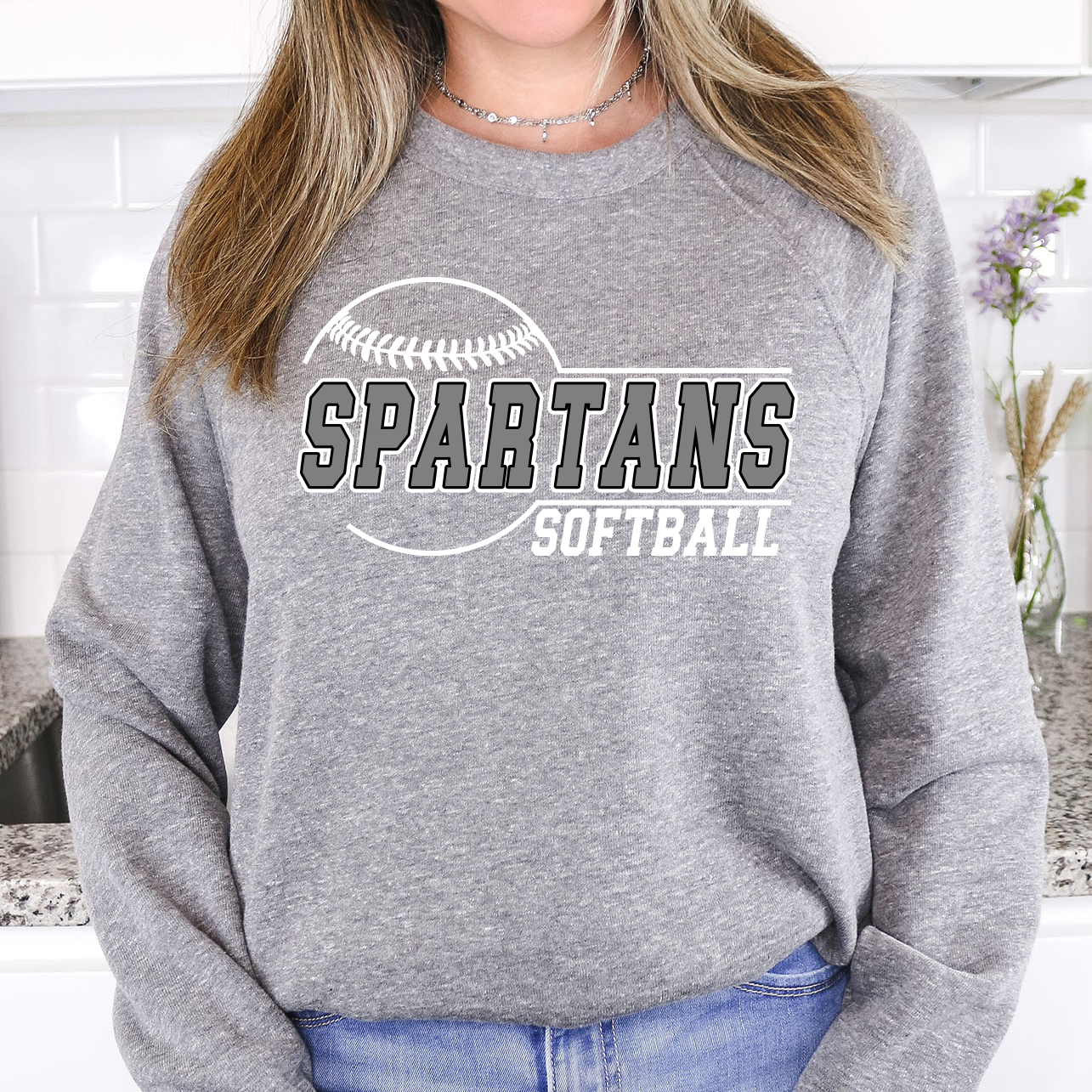 Spartans Softball 01 DTF Print