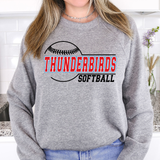 Thunderbirds Softball 01 DTF Print