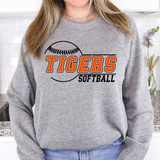 Tigers Softball 01 DTF Print