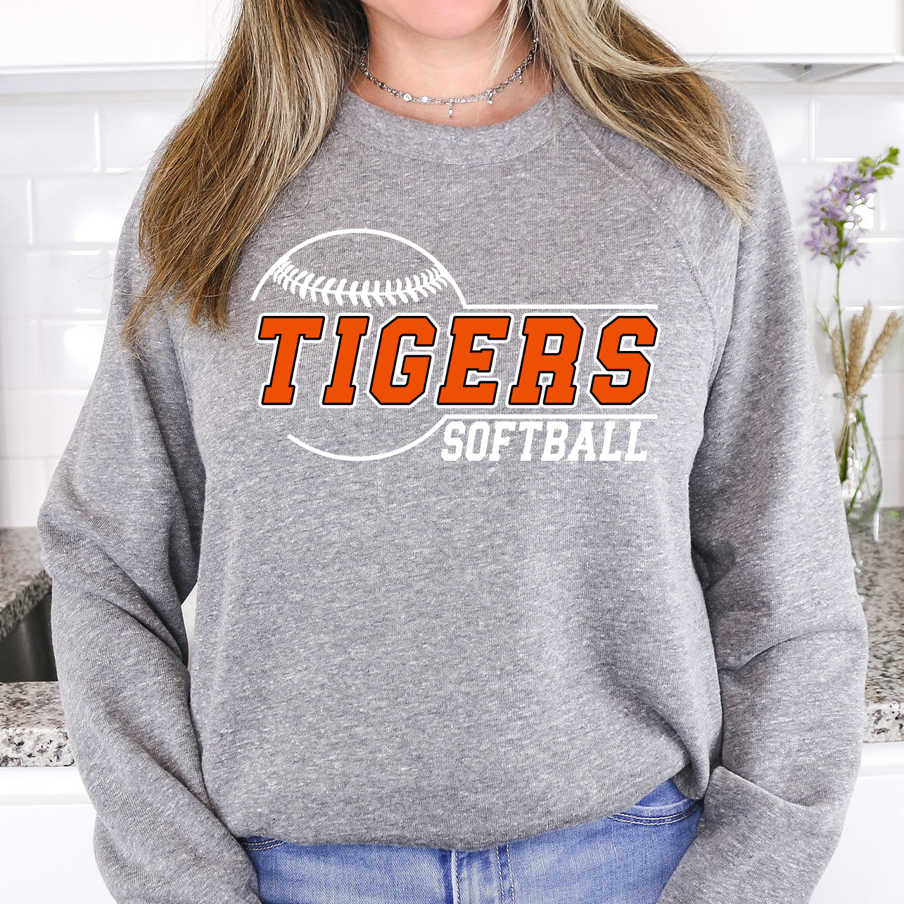 Tigers Softball 01 DTF Print
