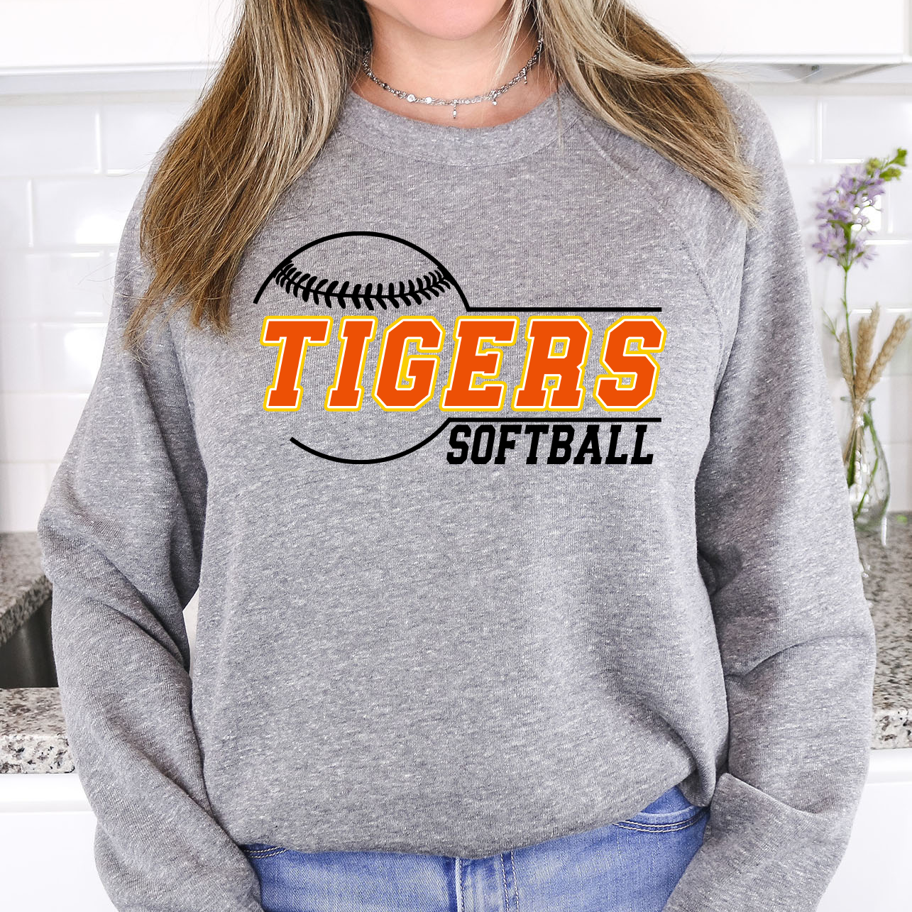 Tigers Softball 01 DTF Print